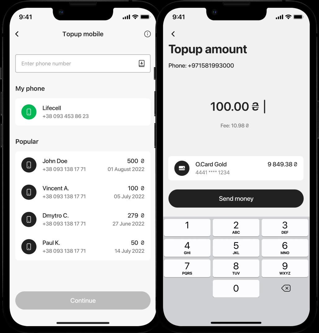 Mobile Topup